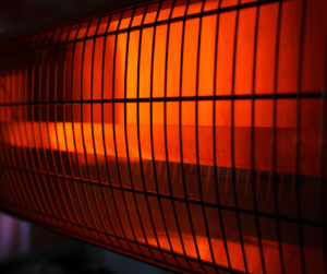 Infrared heating.
